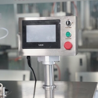 Machine de remplissage semi-automatique pneumatique pour aérosols Bag-on-Valve, pour parfums, bouteilles en plastique et en métal de 200 ml