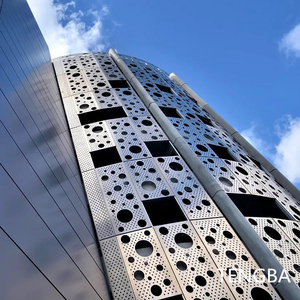 نظام كسوة واجهات المباني من الألومنيوم الحديث المزخرف بكثافة عالية من النوع من الألومنيوم من النوع من أجل الخارج - Product Image 4