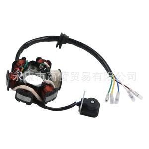 Bobina de Estator de Magneto de 6 Polos para Motocicleta, Piezas para Vehículos Todoterreno, Bobina de Magneto de Cabeza Suelta C110-6, Relé para Sistemas Eléctricos - Product Image 4