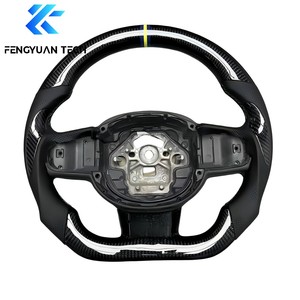 Volant de voiture personnalisé en cuir et fibre de carbone forgée pour Volvo XC90 XC60 S90 <span class=keywords><strong>V90</strong></span> V60 S60 Polestar 1 SPA 2016 - Product Image 6