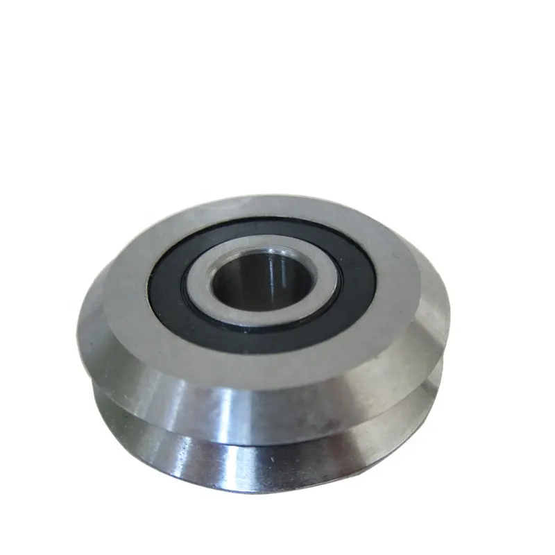 Cnc v-nut Führung und rad