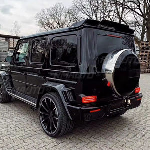 Aileron arrière, spoiler de coffre, garniture de couvercle de coffre, lèvre de séparation pour Mercedes Benz Classe G W464 G63 G500 G350 G550 2018-2024 Noir brillant - Product Image 5