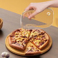 Grattoir multifonctionnel en PET pour pâtisserie et légumes, haute transparence, pour la découpe de nouilles, gâteaux, pizzas et pains vapeur