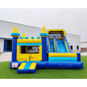 Château gonflable combiné Mico Factory en PVC, grand château gonflable de dessin animé avec toboggan, capacité de 300 à 500 kg pour les fêtes en intérieur/extérieur - Product Image 5