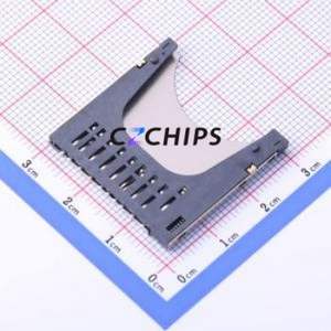 HYCW33-SD11-288B SD Card / Memory Card Connector SMD Connector Self-Return Type Standard SD Card Card Holder With - Product Image 2