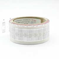 Etiqueta engomada del modelo ISO RFID etiqueta RFID pasiva UHF de largo alcance interfaz de comunicación NFC impermeable PVC PET papel salida de fábrica