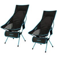 Chaise pliante moderne d'extérieur légère en aluminium à dossier haut pour camping, pique-nique, plage, croquis, pêche, mobilier d'extérieur portable