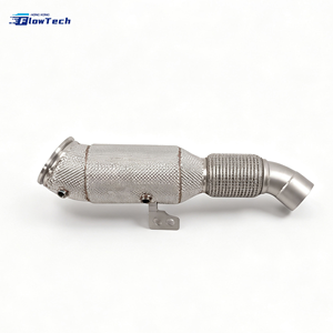 Tuyau de sortie turbo pour BMW B58 3.0T M240i M340i, tuyau de raccordement d'échappement haute performance en acier inoxydable avec bouclier thermique - Product Image 3