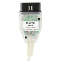 Interfaz MINI VCI V18.00.008 J2534 2024 para Toyota TIS Techstream Obd Mini Vci Cable de Diagnóstico Versión FT232RL