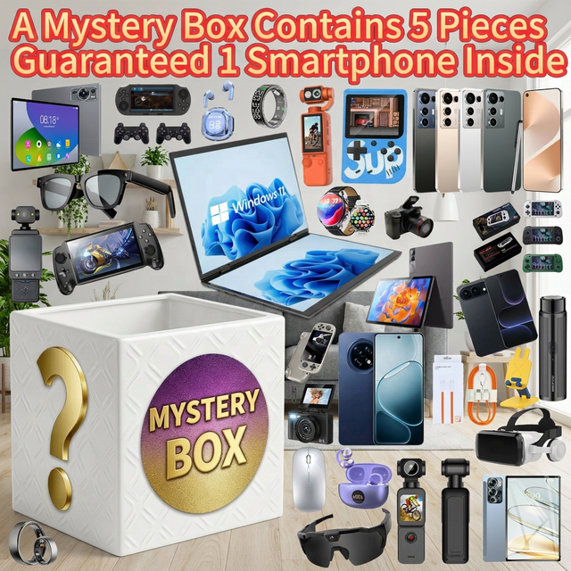 Guaranteed Smartphone Inside Factory Direct 3C Smart Electronics Mystery Box Smartphone 5G Gaming Mobile Phones Lucky Gifts