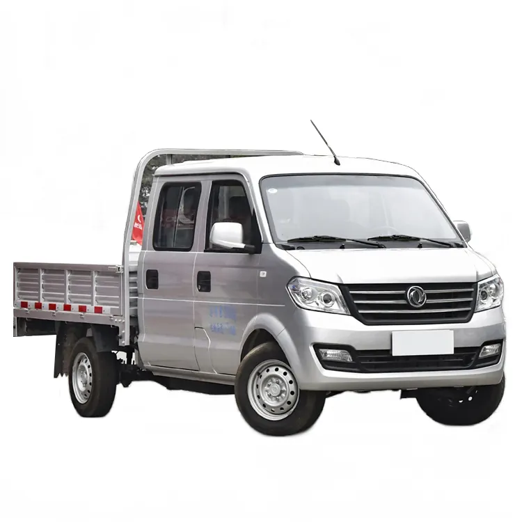 Dongfeng üretilen marka yeni sütun plaka Mini çift kabin kargo kamyonu C52 ulaşım