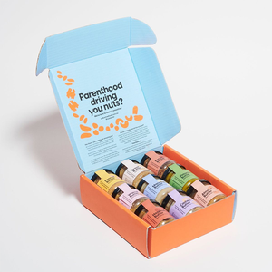 Boîte d'expédition personnalisée biodégradable haut de gamme pour ensemble de maquillage cosmétique, avec doublure en éponge, emballage auto-formant pour pots de soin de la peau, logo personnalisé - Product Image 4