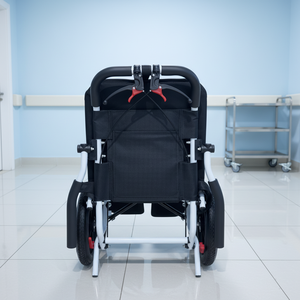 Silla de Ruedas Plegable Compacta y Pequeña, Carrito de Empuje Ultraligero, Portátil y Sencillo para Personas Mayores - Product Image 5