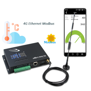 4G Ethernet Modbus <b>Temperature</b> <b>Data</b> <b>Logger</b> With LED Display 4G <b>temperature</b> humidity sensor Security alarm systems for homes - Product Image 1
