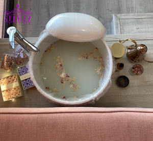 Commercio all'ingrosso salone Pedicure sedia senza tubo per la cura del piede ciotola in ceramica bianca Pedicure ciotola con tubo di drenaggio - Product Image 4