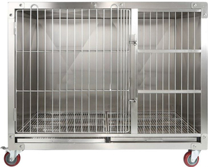 Jaulas para Animales de Hospital YSKA-508 a Precio de Fábrica, Jaulas Profesionales para Clínicas Veterinarias, Jaulas y Casas para Mascotas de Acero Inoxidable - Product Image 5
