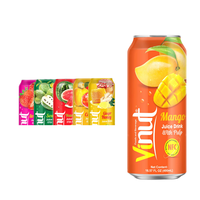 Voor Vinut Fabriek Direct 490Ml Suikervrije Fruit & Groentesap Drank Met Pulp Gratis Monster Oem/Odm Beschikbaar Voor Export
