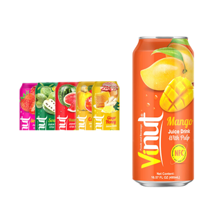 Pour VINUT Factory Direct 490ml Boisson de jus de fruits et de légumes sans sucre avec échantillon gratuit de pulpe OEM/ODM disponible pour l'exportation - Product Image 1