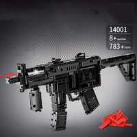 Jublock Gun Series Can Fire Sniper anak perakitan pendidikan plastik blok bangunan mainan Set Gun mainan Juguete