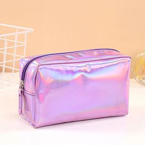 Sac de toilette de grande capacité BSCI, sac de maquillage portable pour voyage, organiseur de maquillage en cuir imperméable, trousse de toilette pour soins de la peau - Product Image 3