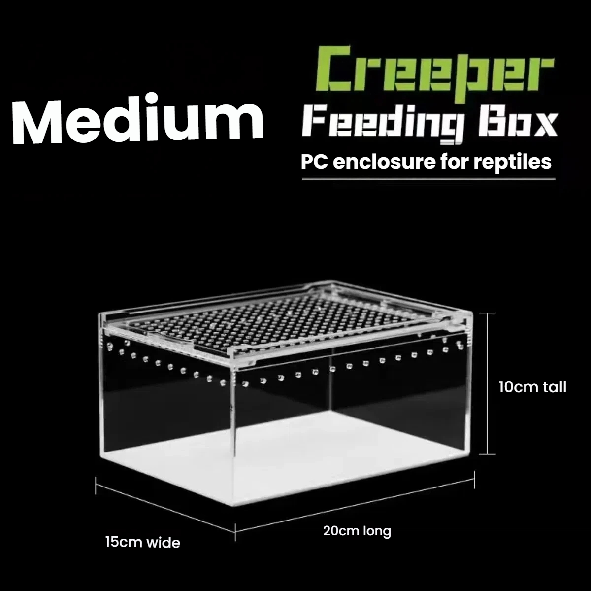 Medium-sized breeding box: 20*15*10 cm