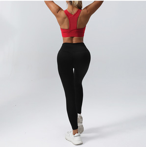 GC New Sports Bra para mujer de alta resistencia a prueba de golpes Tops <span class=keywords><strong>tirantes</strong></span> <span class=keywords><strong>Running</strong></span> Yoga Bra Fitness Back Beauty Yoga ropa YG245 - Product Image 5
