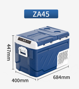 2023 nouveauté ZA55L DC <span class=keywords><strong>12V</strong></span> AC <span class=keywords><strong>220V</strong></span> Portable électrique maison <span class=keywords><strong>Camping</strong></span> réfrigérateur réfrigérateur Portable voiture congélateur - Product Image 4