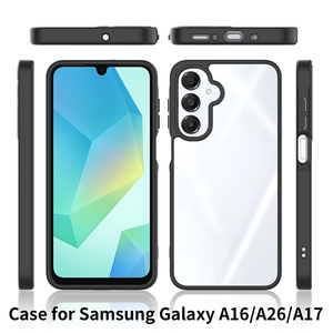 เคสโทรศัพท์มือถือแบบใสป้องกันเต็มรูปแบบ <span class=keywords><strong>Silver</strong></span> Shield วัสดุ PC TPU คริสตัลใส สำหรับ Samsung <span class=keywords><strong>Galaxy</strong></span> A16 A26 A17 - Product Image 6