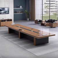 Tables de conférence modernes pour bureau, salle de réunion, école, hôtel – Bureau combiné avec chaise, hauteur réglable, en bambou, usage commercial