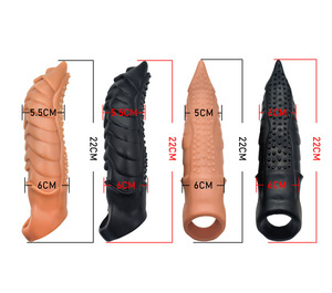 Funda para Dildo Impermeable con Forma de Cabeza de Lobo Única, Máximo Placer, Entrenador de Resistencia para Agrandamiento Masculino, Juguete Sexual para Parejas, Gran Venta - Product Image 6