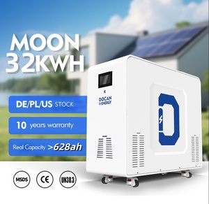 Sistema de Almacenamiento de Energía Doméstico de 32 kWh, 51.2 V, 628 Ah, Fuente de Alimentación Solar, BMS Inteligente con Extintor de Incendios - Product Image 1