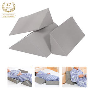 Almohada de Soporte Lumbar 3 en 1 de Cristal Super Wool PU Flexible, Almohada Ergonómica con Función de Cuña para Rodillas - Product Image 1