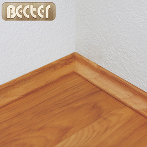 Moulure décorative en <span class=keywords><strong>PVC</strong></span> gris imperméable et durable pour accessoires de revêtement de <span class=keywords><strong>sol</strong></span>, profil Scotia pour mur et <span class=keywords><strong>sol</strong></span> - Product Image 3