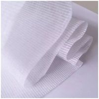 Rouleaux de tissu non tissé blanc de style moderne, 100% polyester, résistant aux déchirures, pour sacs