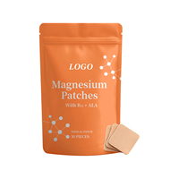 Patchs de magnésium BLIW à marque privée pour le soulagement des nerfs et la promotion du sommeil, avec vitamine B12 et acide alpha-lipoïque