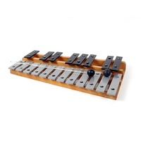 Yonghe 25 Nada Xylophone & Metallophone Aluminium & Kayu 50x29cm 2 Palu Alat Musik Profesional