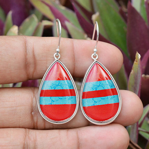 Boucles d'oreilles en forme de goutte d'eau pour femmes, style vintage, accessoires pour les oreilles à porter au quotidien - Product Image 6