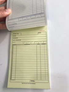 Carnet de factures et de commandes JiaLong pour entreprises – Papier cartonné durable, impression numérique, gaufrage, gestion des tâches - Product Image 3