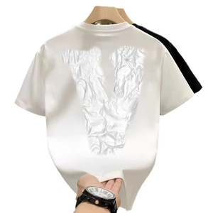 Thương Hiệu Mới Của Người Đàn Ông Mùa Hè Nặng Nửa Tay T-Shirt Đa Năng Giản Dị Tops Trong Kích Thước Lớn Trendyy Thời Trang In Mô Hình Người Đàn Ông - Product Image 2