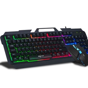Aigo Wq927b Wired Keyboard <b>Mouse</b> Combo 104 Keys Rgb Backlit For Office Home Use - Product Image 2