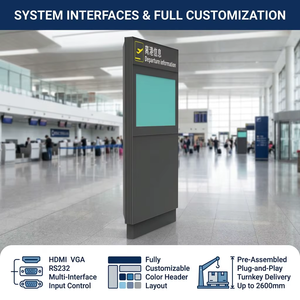 Sistema di Display LCD Personalizzato FIDS per Informazioni e Orientamento Passeggeri in Aeroporti e Metropolitane - Product Image 5
