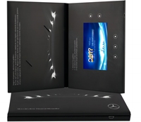 Personnalisé pour votre personne Taille facultative Écran tactile promotionnel Marketing numérique Brochure vidéo LCD
