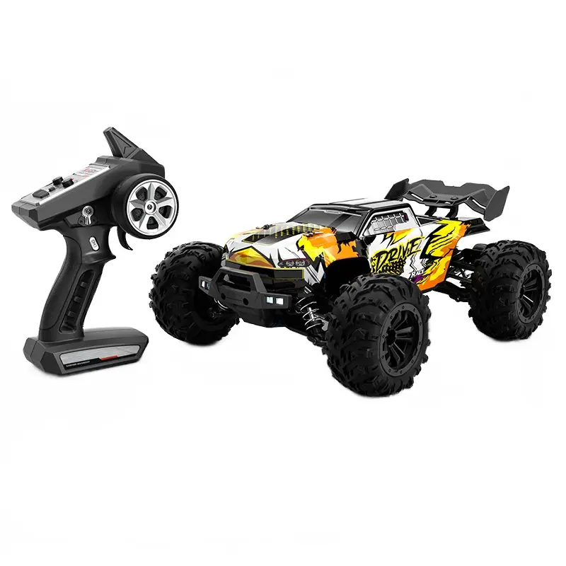 Mobil Listrik RC 4WD, mainan truk Remote Control Off Road balapan Brushless skala 1:16 kecepatan tinggi 70km/jam 2.4GHZ