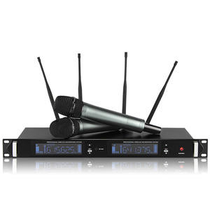 UHF 640-690MHz SKM3002D KTV Karaoke Micrófonos para puesta en escena Micrófono <span class=keywords><strong>inalámbrico</strong></span> <span class=keywords><strong>profesional</strong></span> - Product Image 1