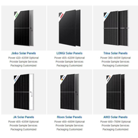 Vente flash Panneau solaire photovoltaïque Longi HiMO X10 LR7-60HVHL 540W 550W Technologie demi-cellule 120 cellules