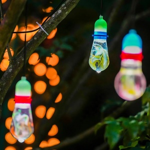 Ngoài trời LED đầy màu sắc có nhu cầu chai đèn công viên cảnh quan treo cây Thủy Tinh Mặt dây đèn cảnh đêm trang trí ánh sáng - Product Image 2