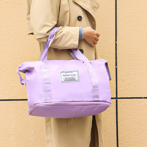 Bolso de viaje para mujer Fashion Icon, de gran capacidad, tela Oxford, resistente al agua, color sólido, para uso diario. - Product Image 3