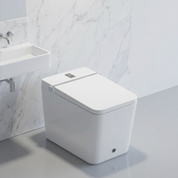 WC intelligent électrique à poser au sol, en céramique, avec fonction automatique, pour salle de bain