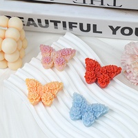 Beau nouveau Style fleur papillon résine époxy savon Silicone moule Fondant gâteau décoration moules pour bricolage fabrication à la main