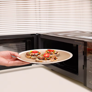 Hotel European Modern Frosted Flat Plate Salad <b>Edge</b> Dinner Ceramic Plate Stone <b>Tool</b> Plate Restaurant Set - Product Image 2